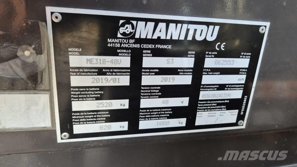 Manitou ME 318 Chariots élévateurs électriques