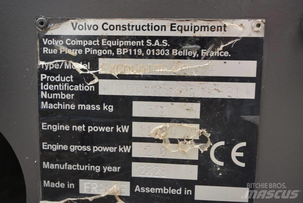Volvo EC 15 E Mini pelle < 7t