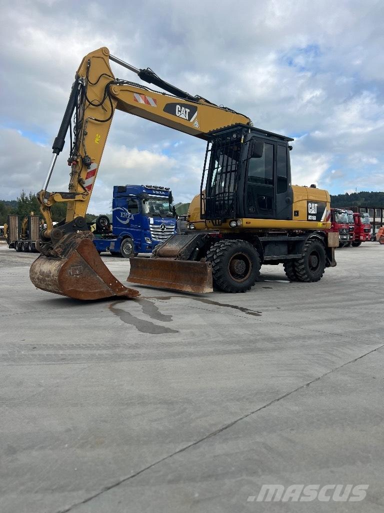 CAT M 316 D Pelle sur pneus