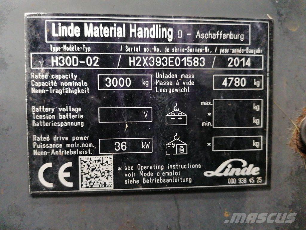 Linde H30D-02 Chariots diesel