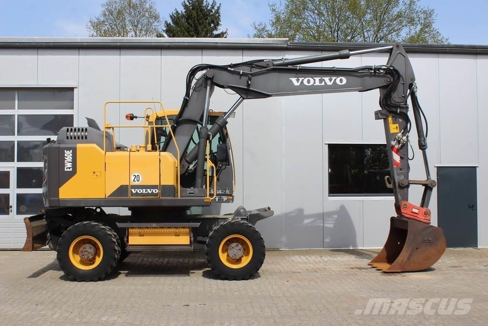 Volvo EW 160 E Pelle sur pneus