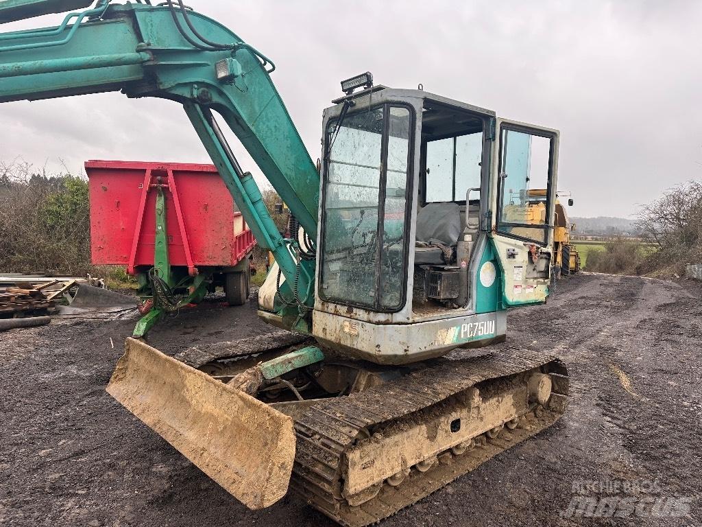 Komatsu PC 75 UU-1 Mini pelle < 7t