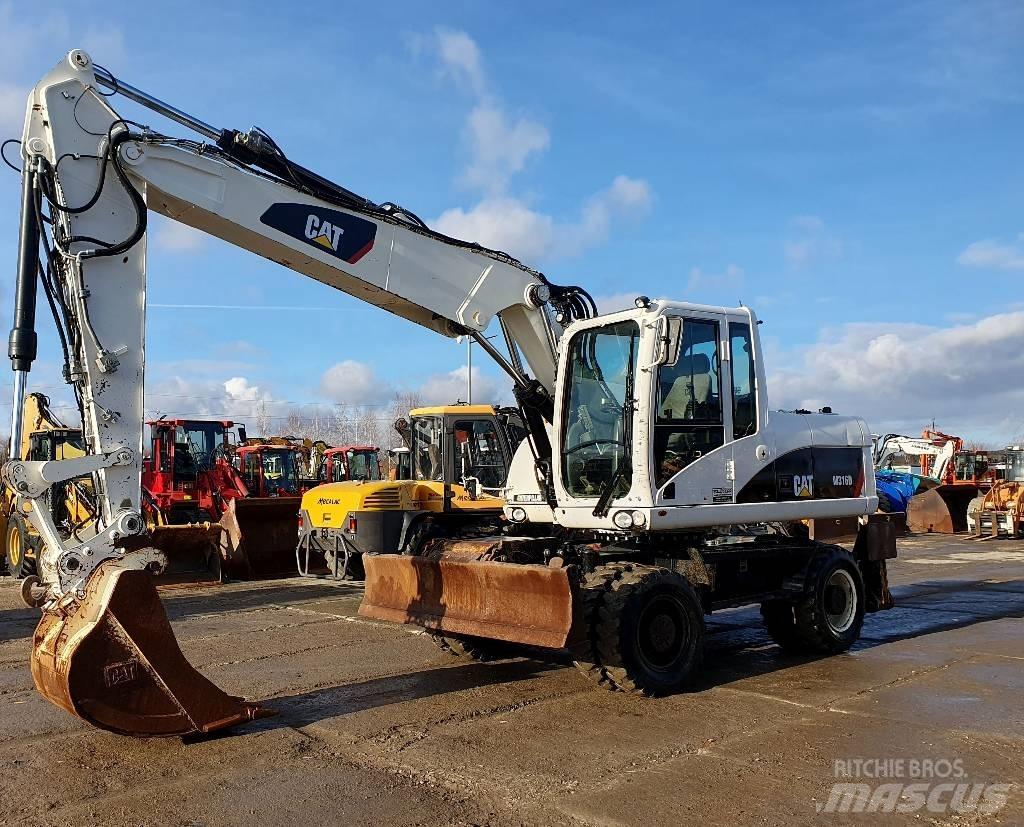 CAT M 316 D Pelle sur pneus