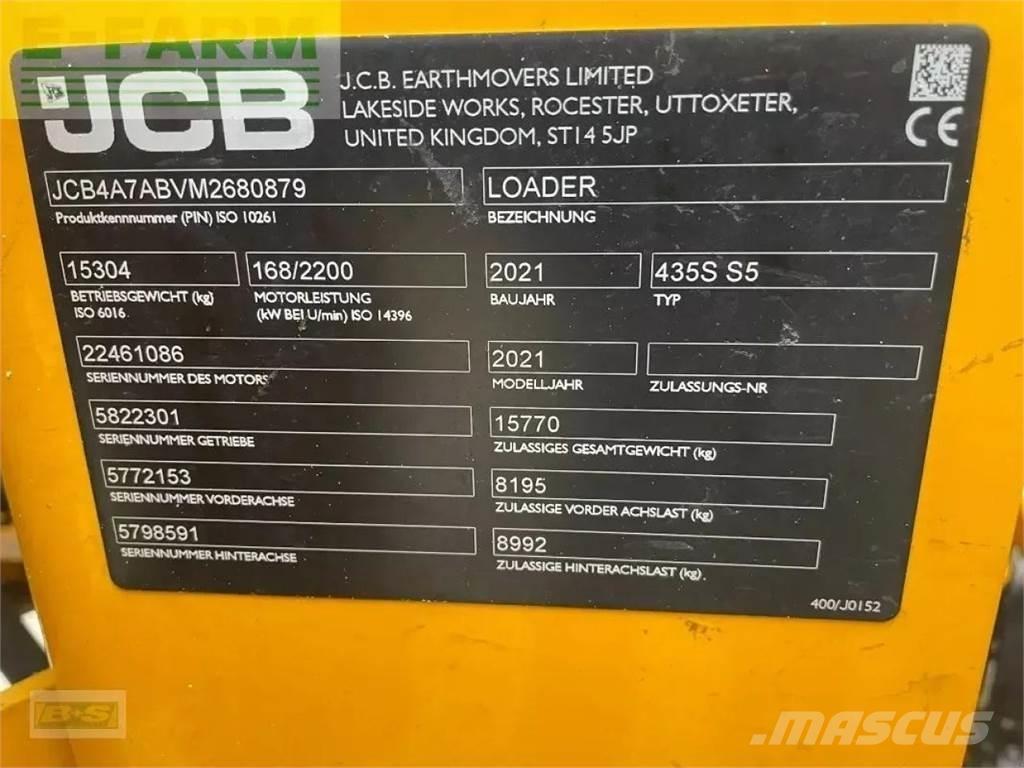 JCB 435s s5 Mini pelle < 7t