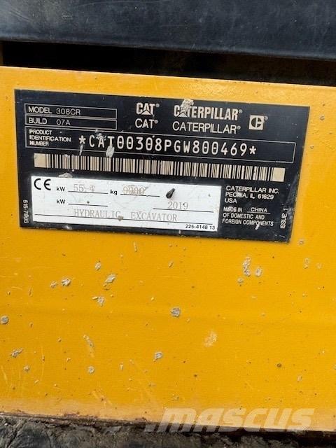 CAT 308 CR Mini pelle 7t-12t