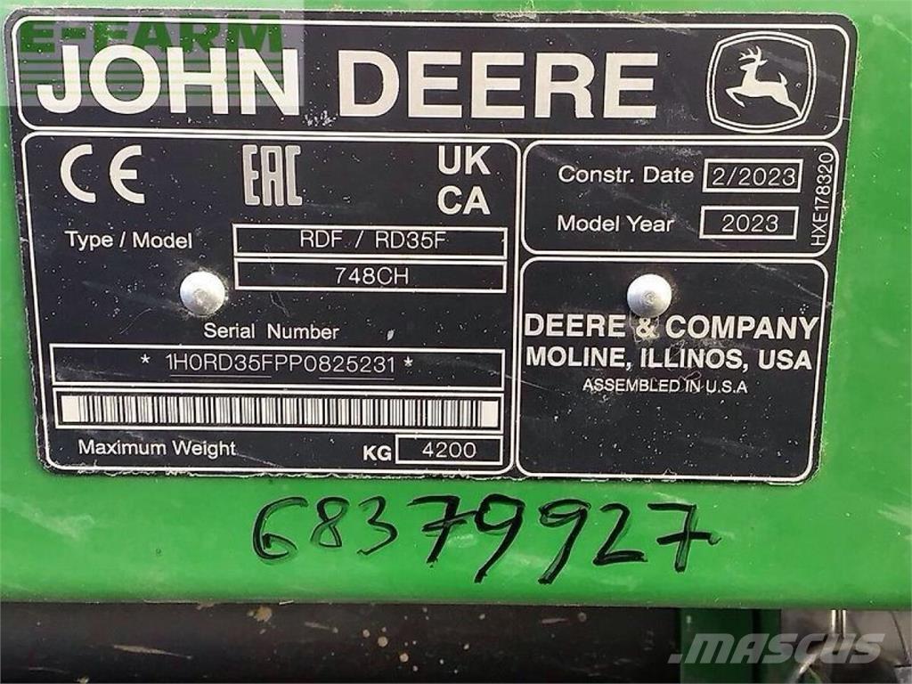 John Deere s 780 Moissonneuse batteuse