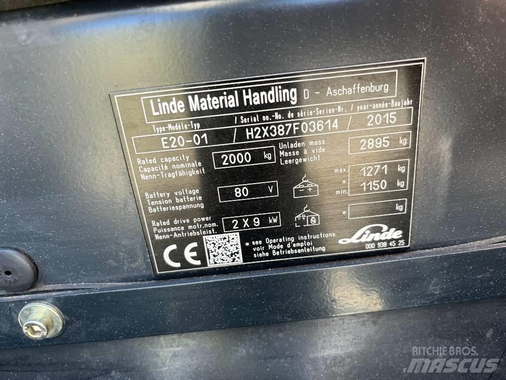 Linde E20-01 Chariots élévateurs électriques