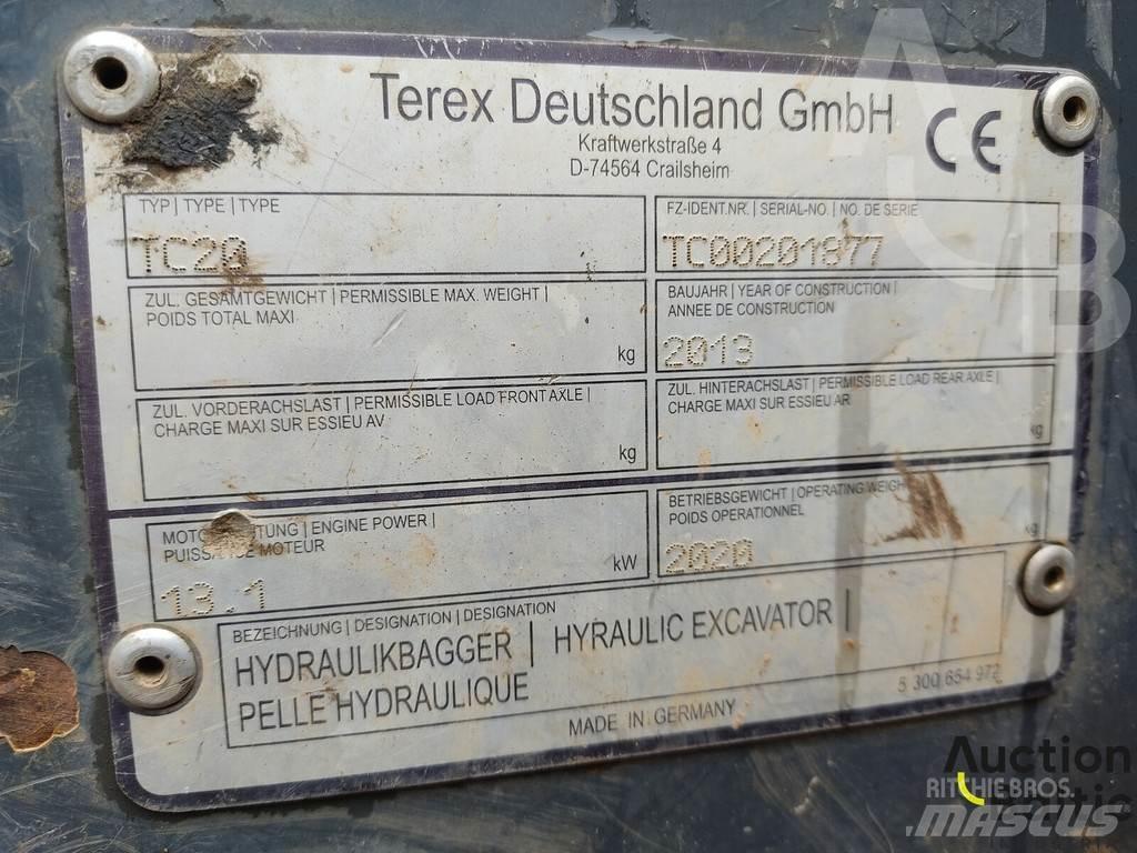 Terex TC 20 Mini pelle < 7t