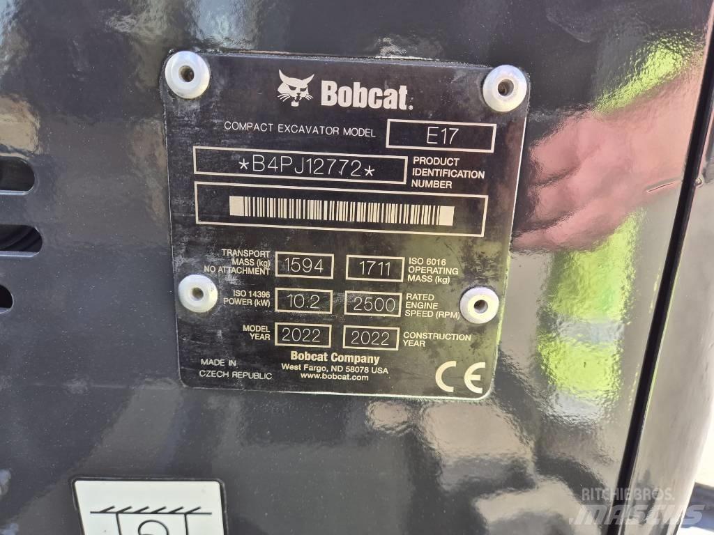 Bobcat E 17 Mini pelle < 7t