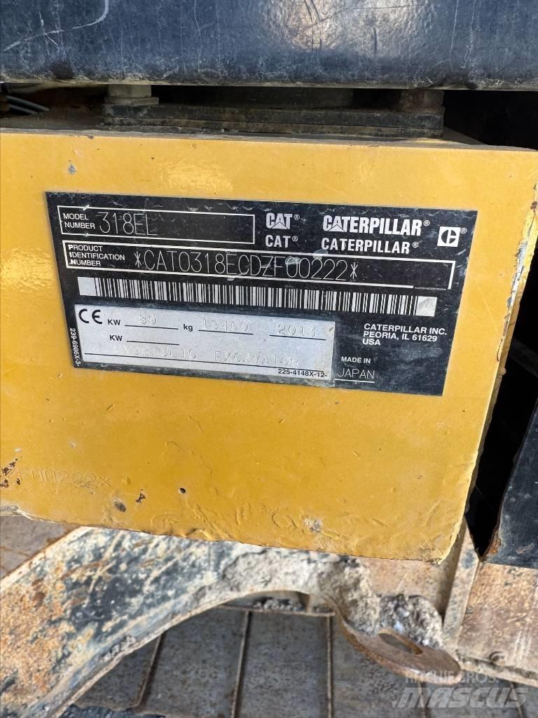 CAT 318 E L Pelle sur chenilles