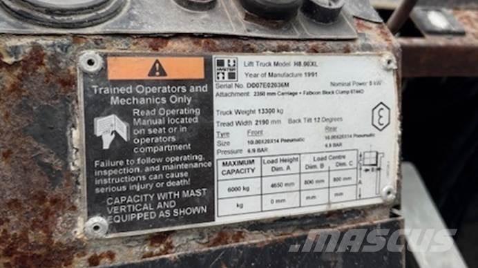 Hyster H 8.00 XL 5 Gerbeurs Automoteurs