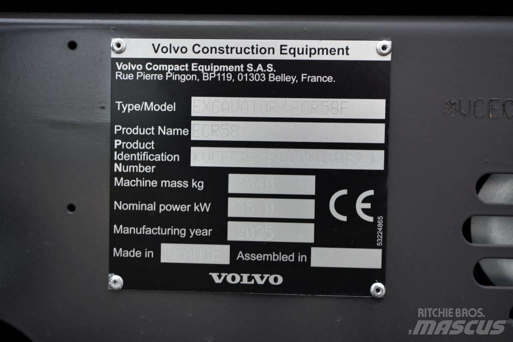 Volvo ECR 58 F Mini pelle < 7t