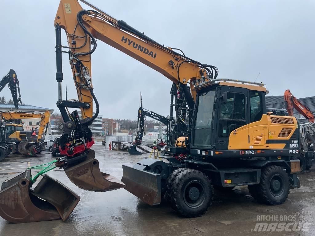 Hyundai HW160 Pelle sur pneus