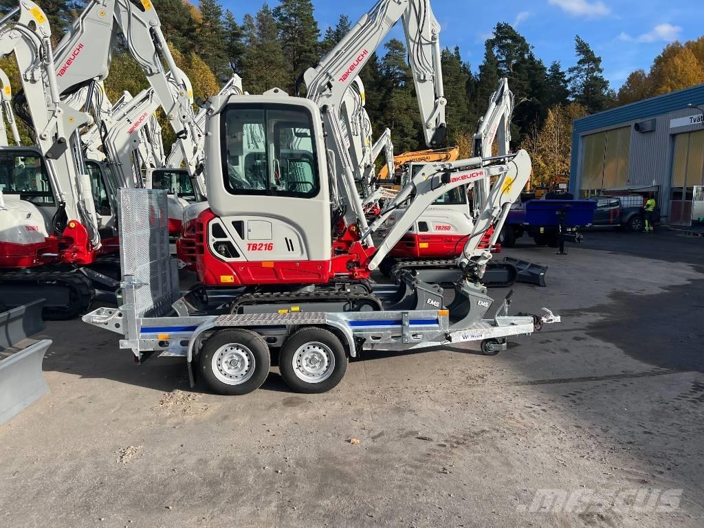 Takeuchi TB 216A Mini pelle < 7t