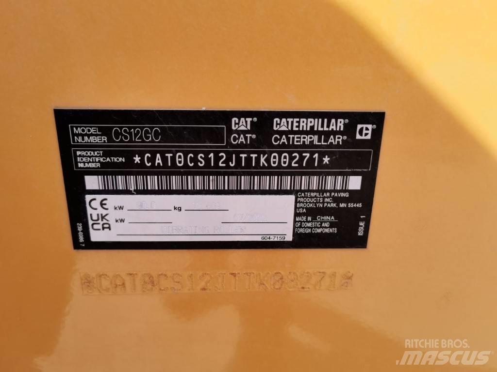 CAT CS 12 GC Rouleaux monocylindre