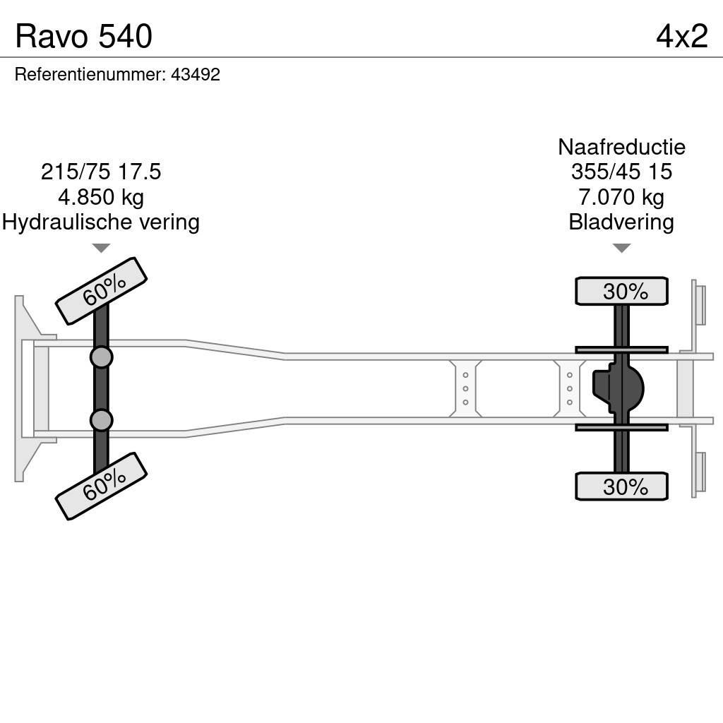 Ravo 540 Camion balayeur