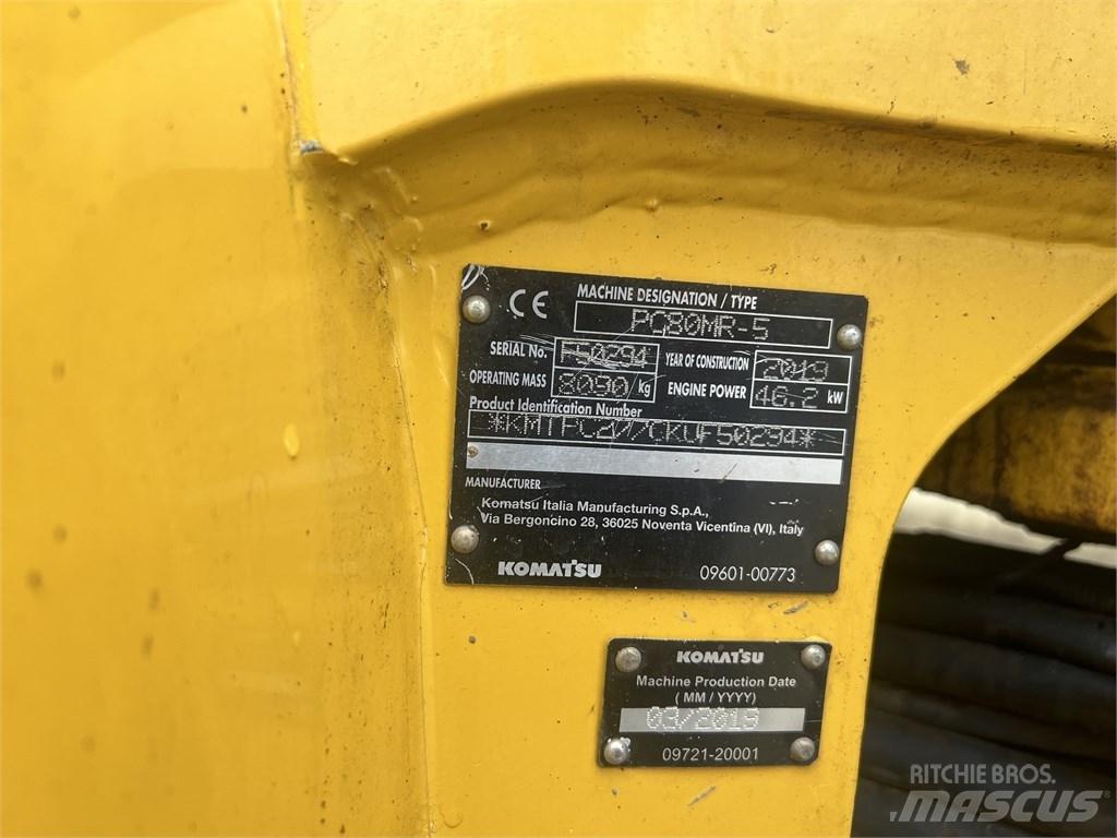 Komatsu PC 80 MR Mini pelle 7t-12t