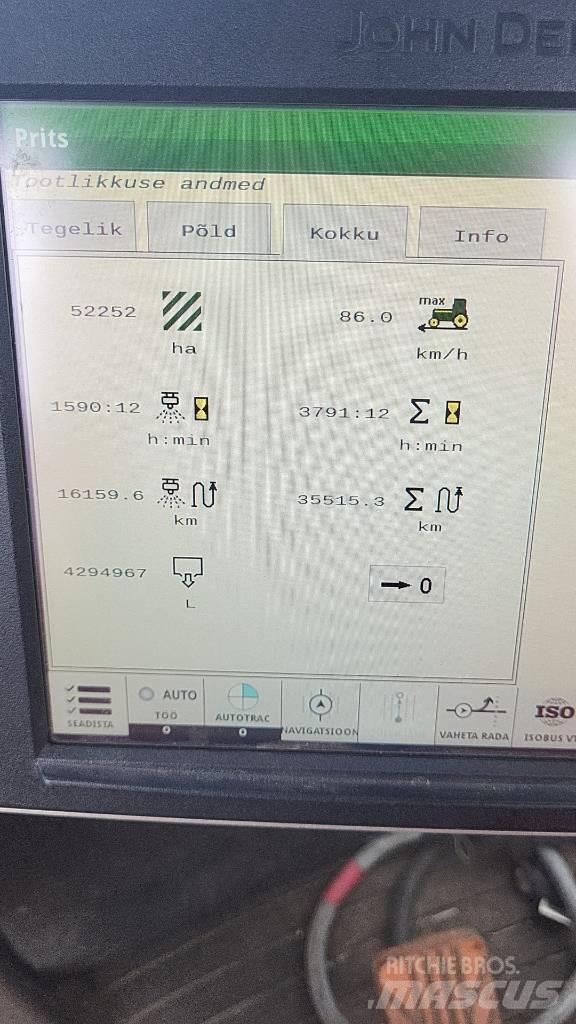 John Deere 962 i Pulvérisateurs traînés