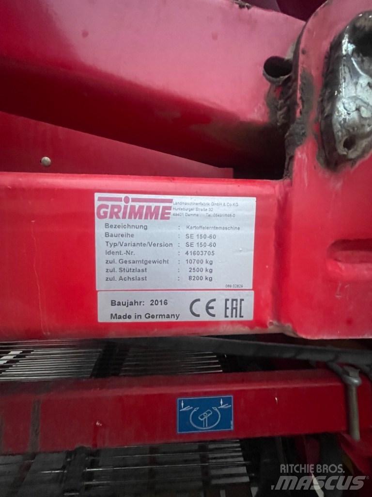 Grimme SE 150-60 Moissoneuse de Pomme de Terre