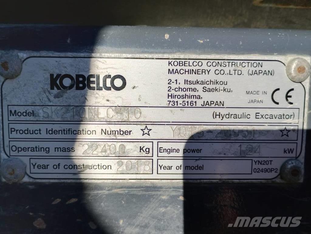 Kobelco SK210 N LC Pelle sur chenilles