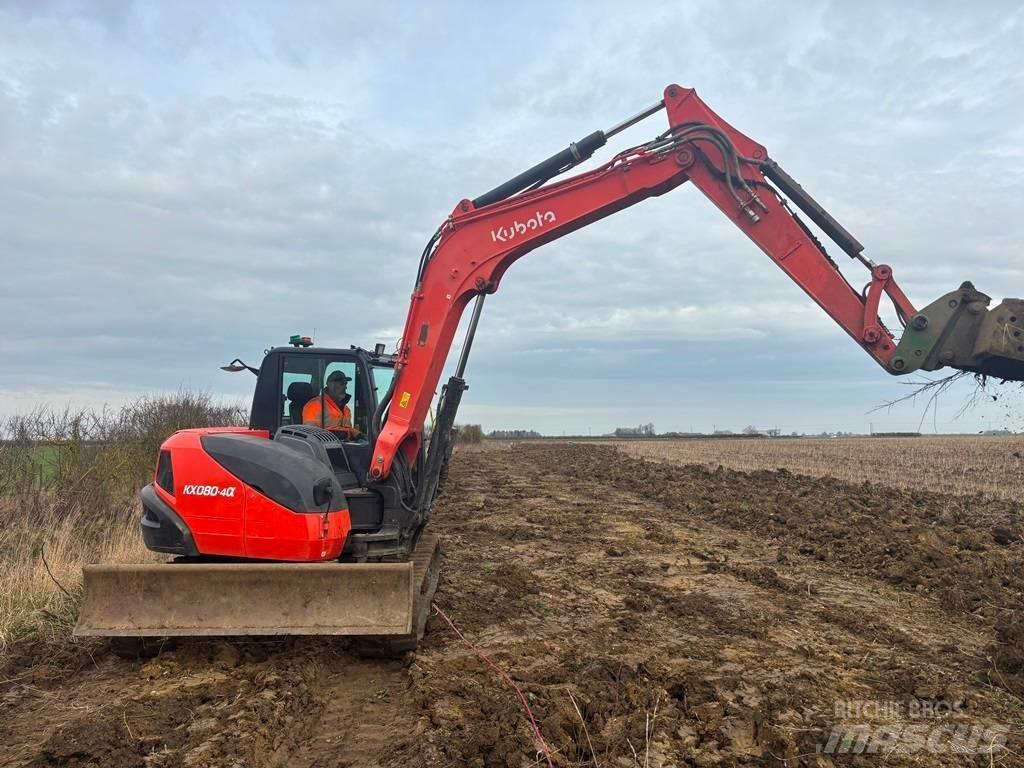 Kubota KX 80-4 Mini pelle 7t-12t