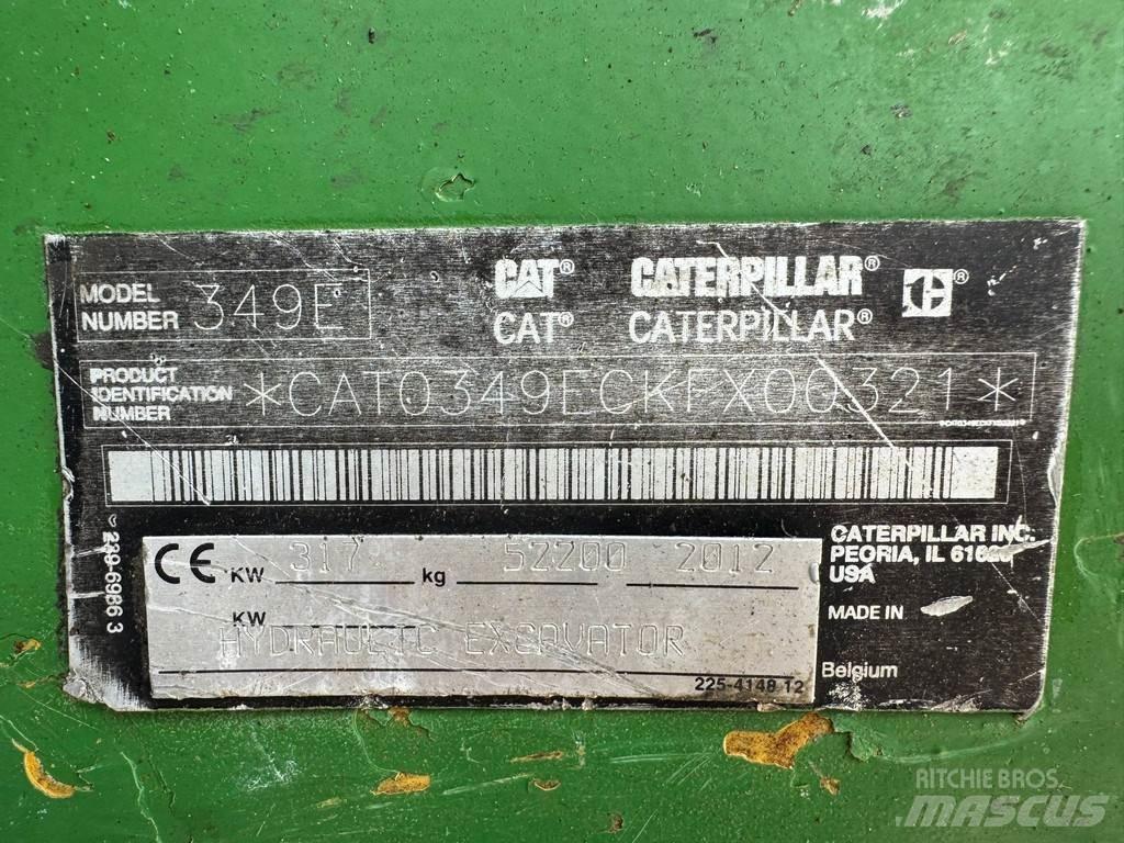 CAT 349E Pelle sur chenilles