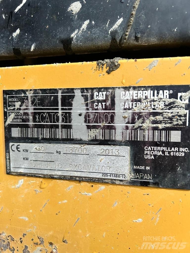 CAT 312 E Pelle sur chenilles