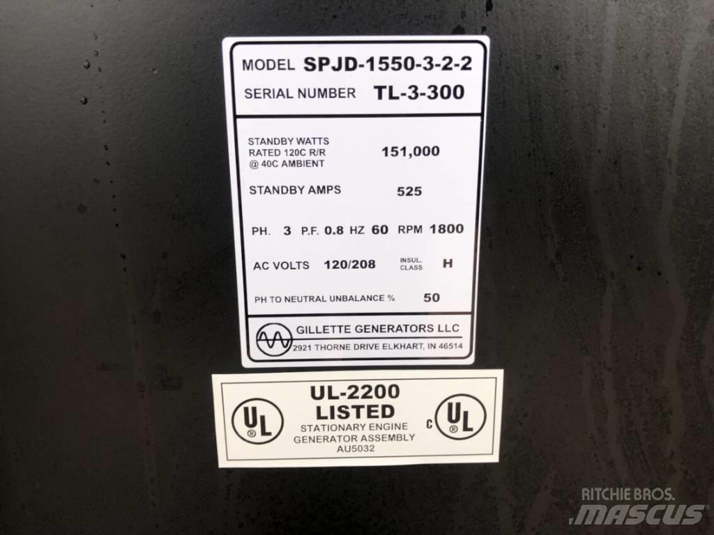  GILLETTE  SPJD-1550 Générateurs diesel