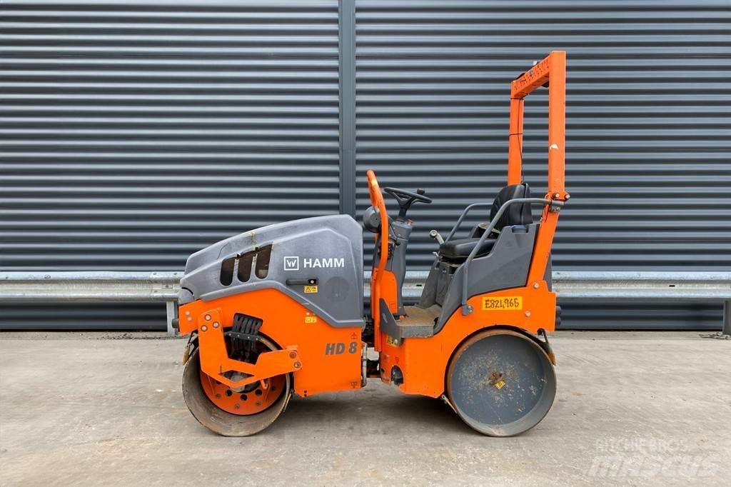 Hamm HD 8 VV Rouleaux tandem