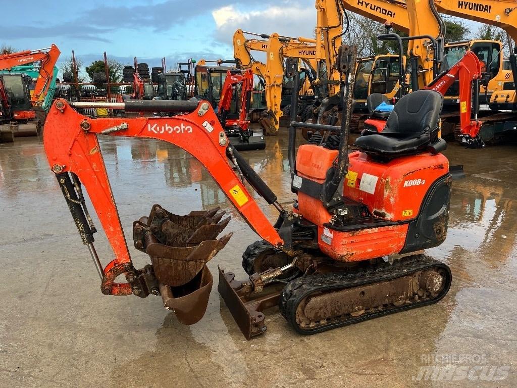 Kubota K 008-3 Mini pelle < 7t