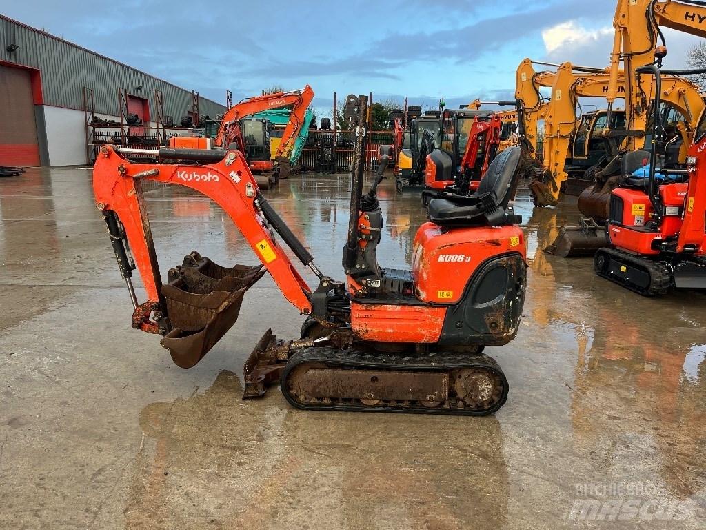 Kubota K 008-3 Mini pelle < 7t
