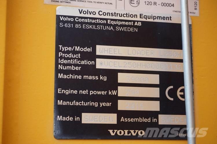 Volvo L250H Chargeuse sur pneus
