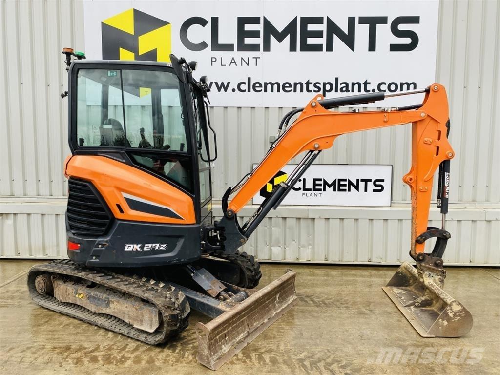 Doosan DX27Z Mini pelle < 7t