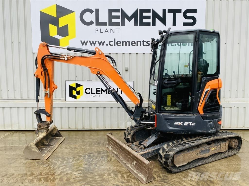 Doosan DX27Z Mini pelle < 7t