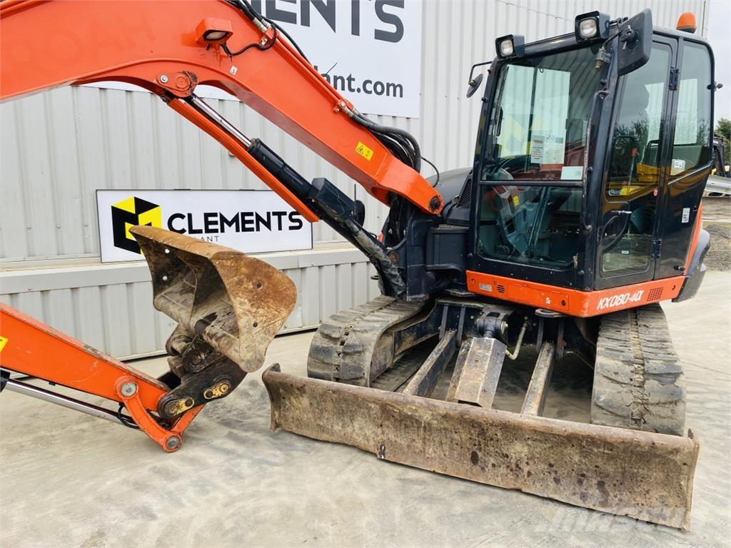 Kubota KX080-4a Mini pelle 7t-12t