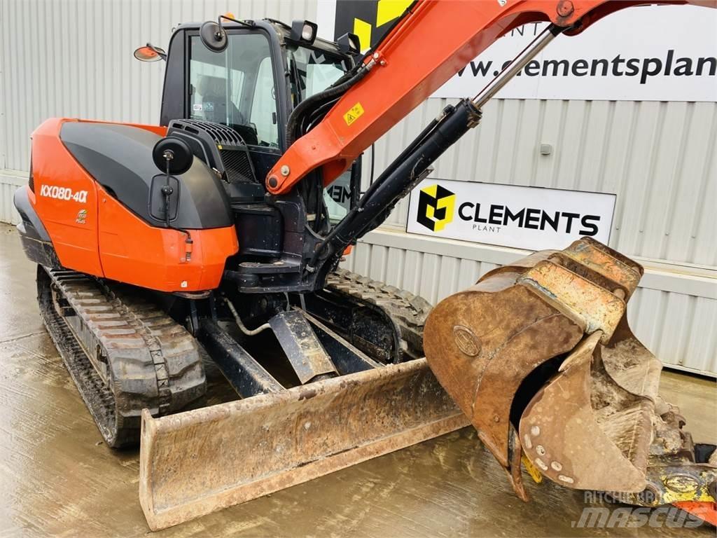 Kubota KX080-4a Mini pelle 7t-12t