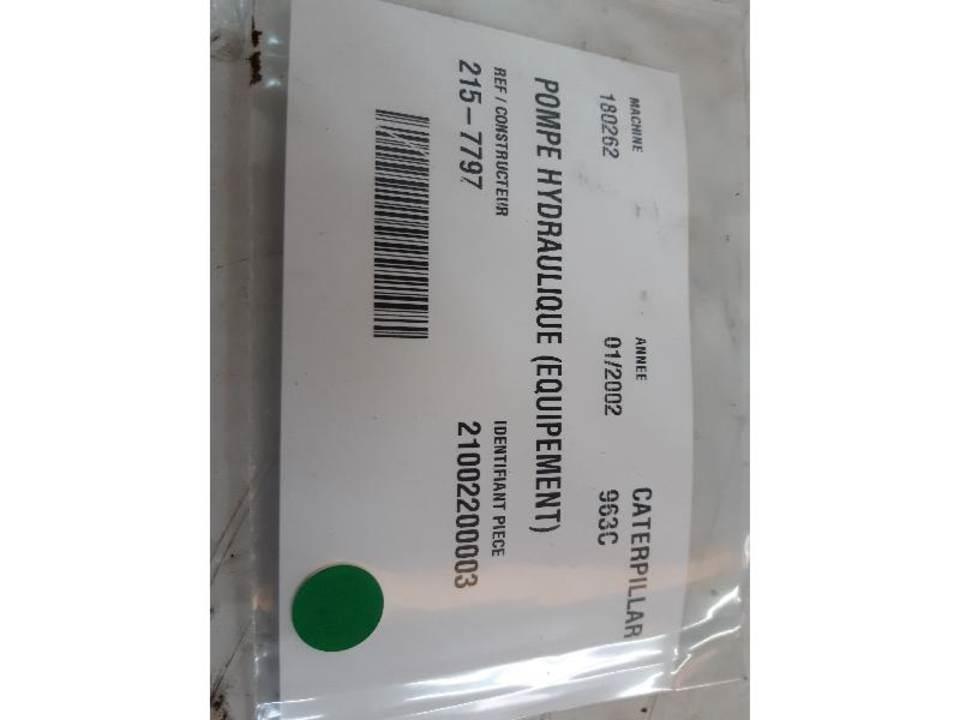 CAT 963C Hydraulique