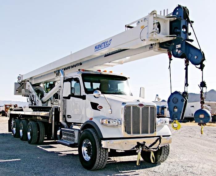 Manitex 50155SHL Camion plateau ridelle avec grue