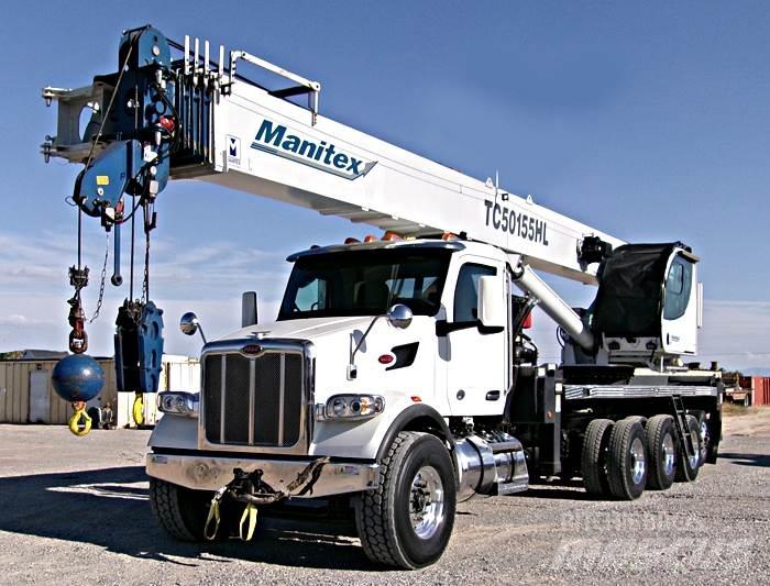 Manitex 50155SHL Camion plateau ridelle avec grue