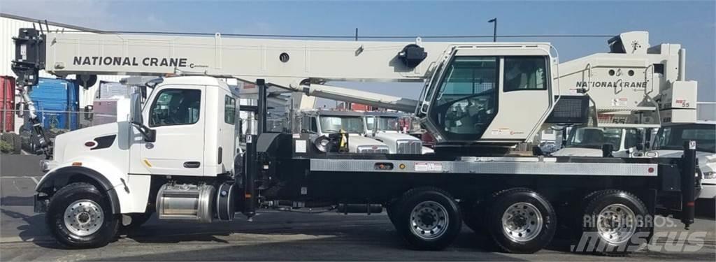 National NBT55-102 Camion plateau ridelle avec grue