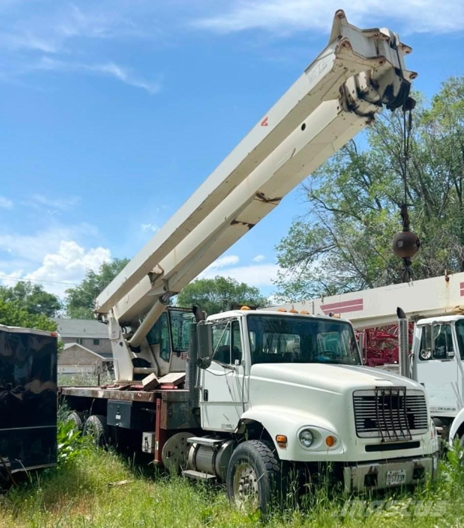 Terex RS 60100 Camion plateau ridelle avec grue