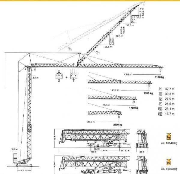 Liebherr 63 K Grue à tour