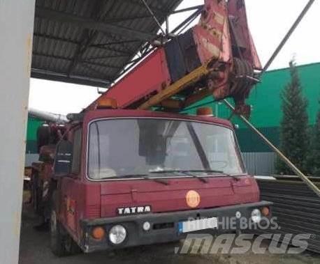 Tatra T815 +ČKD AD 28 Camion plateau ridelle avec grue