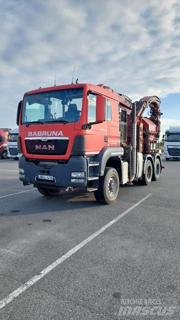 MAN TGS 26.540 6X6 Broyeur de végétaux