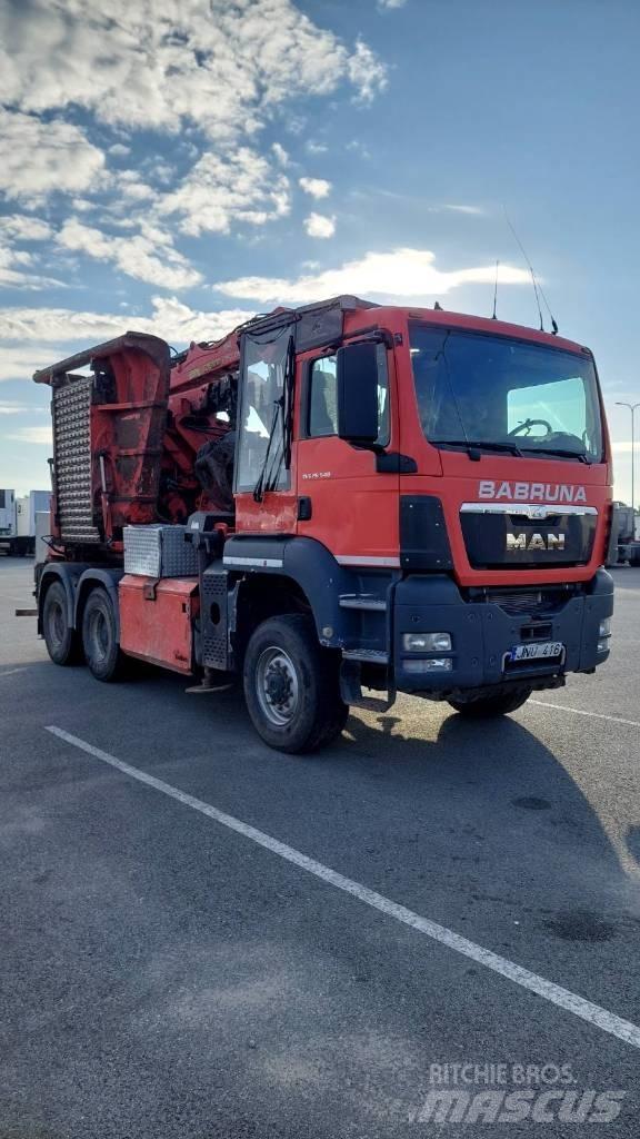 MAN TGS 26.540 6X6 Broyeur de végétaux