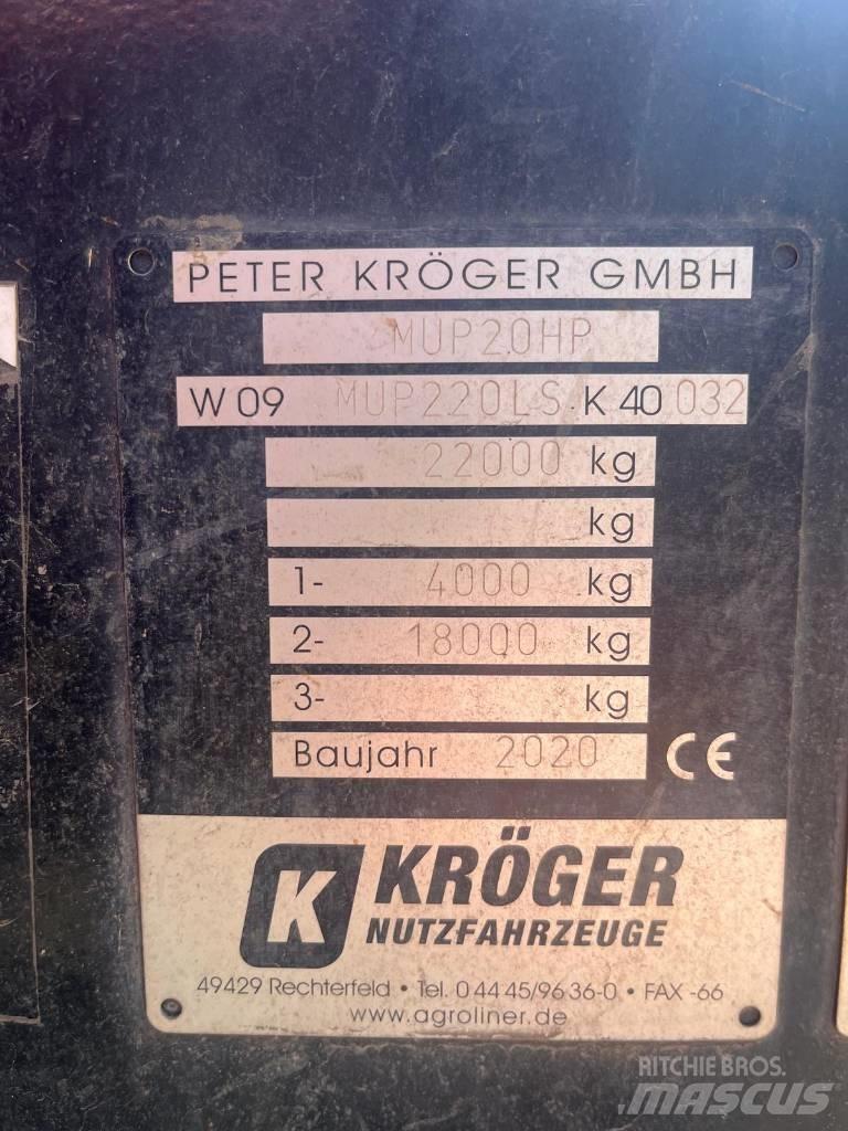 Kröger MUP 20 Benne céréalière