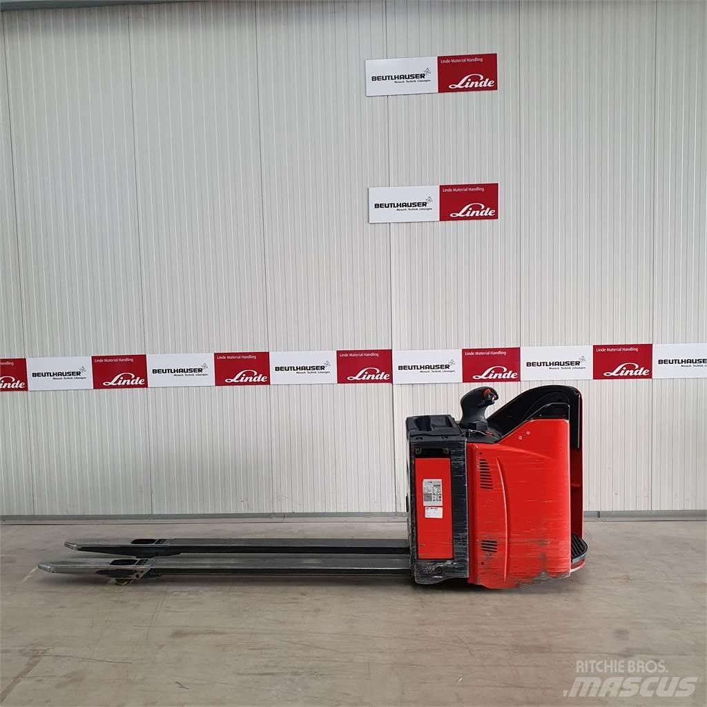 Linde T20SP-lang Transpalette accompagnant