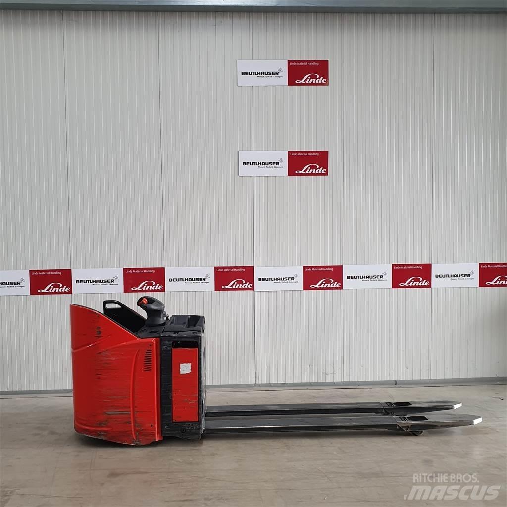 Linde T20SP-lang Transpalette accompagnant