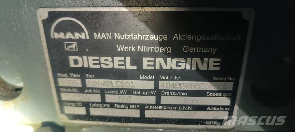 MAN D 2842 LE 201 Générateurs diesel