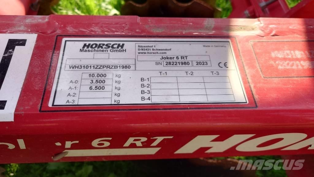 Horsch Joker 6RT Crover crop